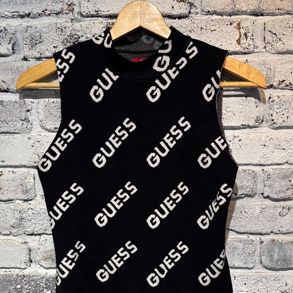 GUESS Rare Black + White Monochrome Bodysuit - Picture 3 of 10